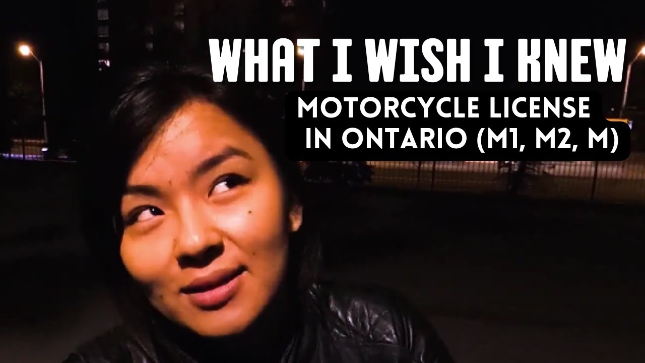 How to get your motorcycle license in Toronto, Ontario Canada