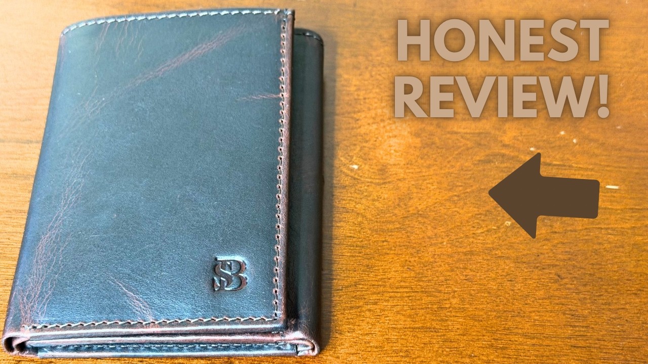 Обзор кошелька-портмоне SERMAN BRANDS Trifold | Тонкий кожаный кошелек с защитой от RFID для мужчин