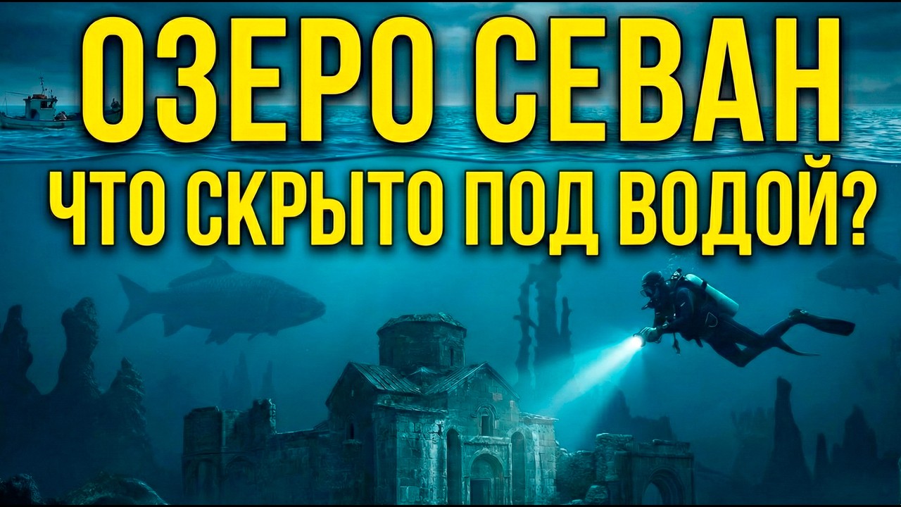 Озеро Севан в Армении. Что скрыто под водой?