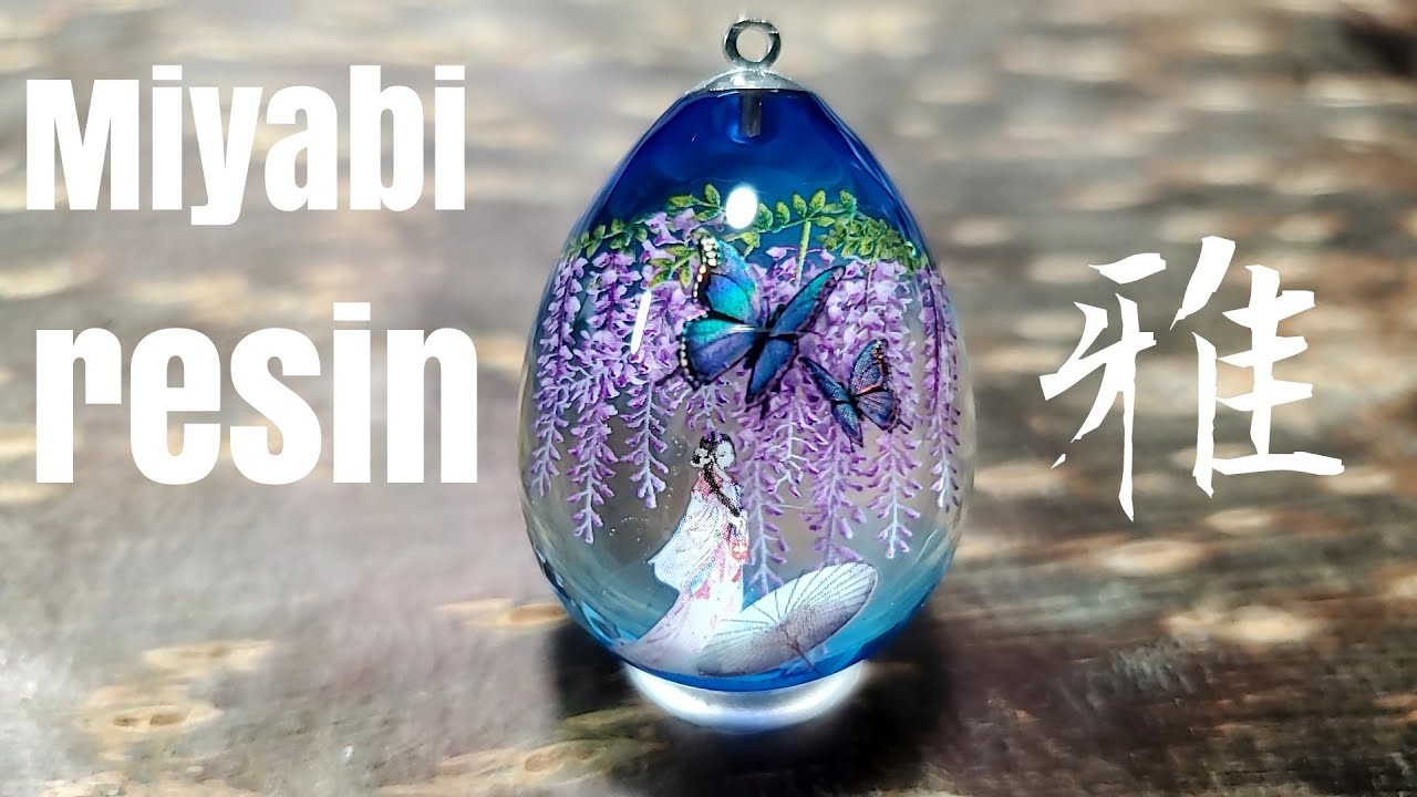 【UVレジン】和を表現。雅【resin】Express Japanese style.  Miyabi