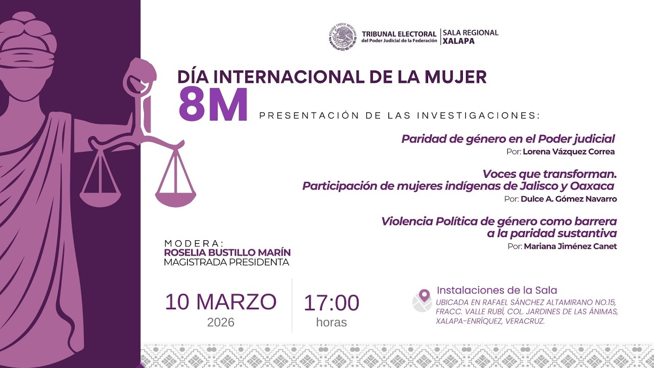 Día Internacional de la Mujer.  presentación de investigaciones