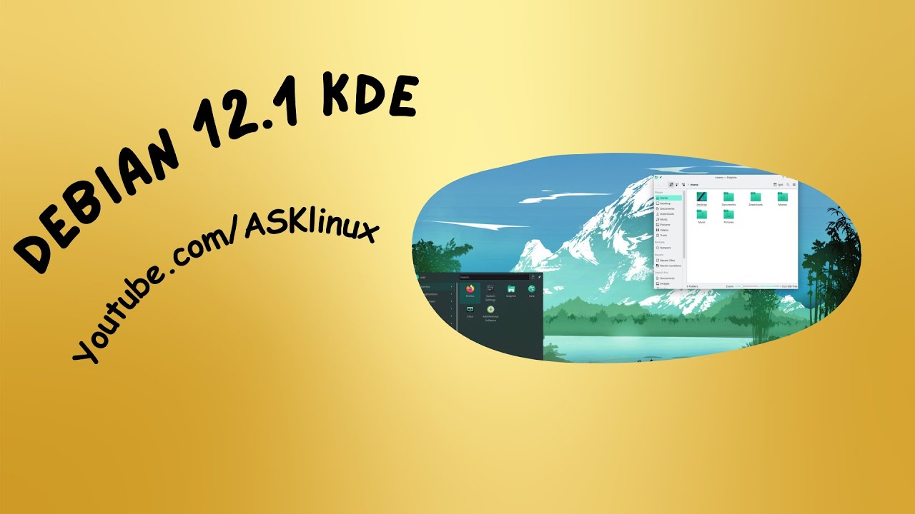 Debian Linux 12.1 KDE PLASMA | Installation and First Impressions