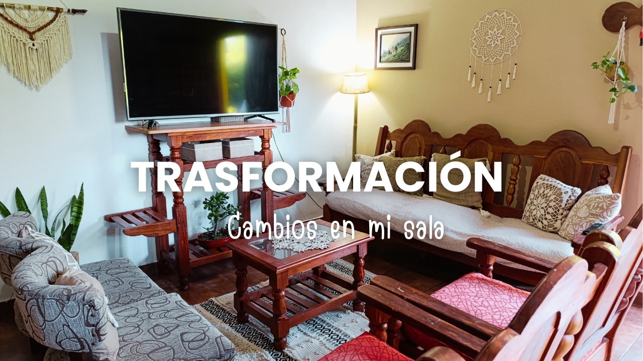 Mejorando mi sala. Decorando estilo boho. Decoración artesanal