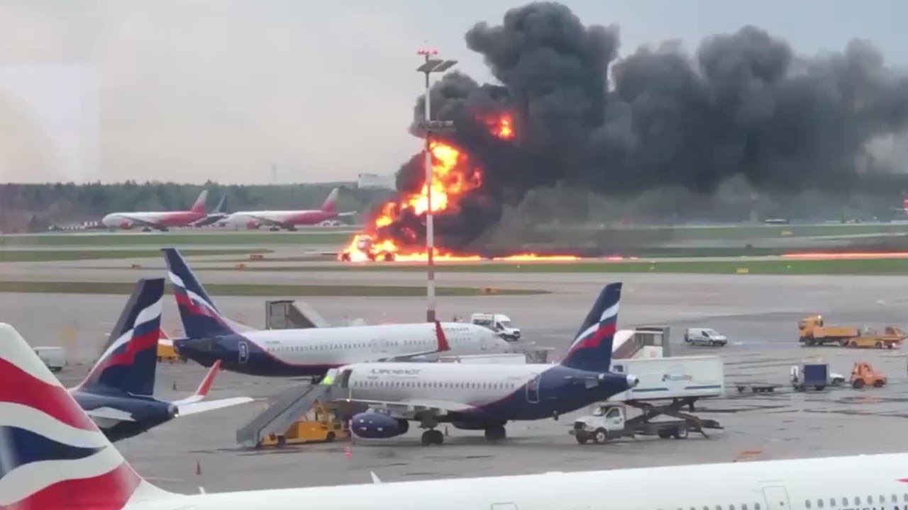 At least 40 dead in Russian plane's fiery emergency landing