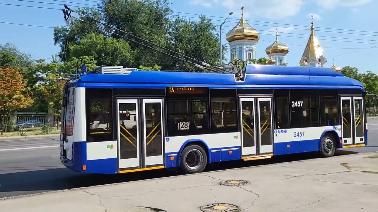 Chisinau trolleybuses | Кишиневский троллейбус, июль 2023 | Troleibuzele RTEC
