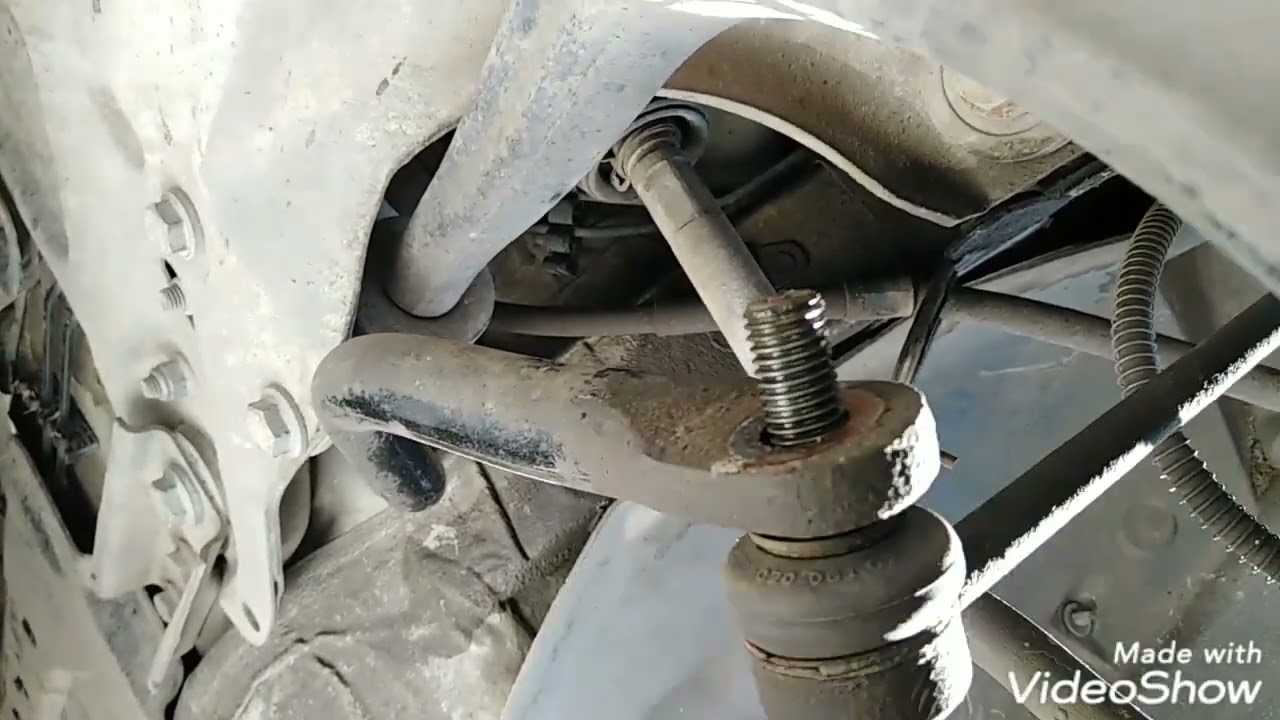 Remplacement biellettes de barre stab + silent bloc Citroën C5