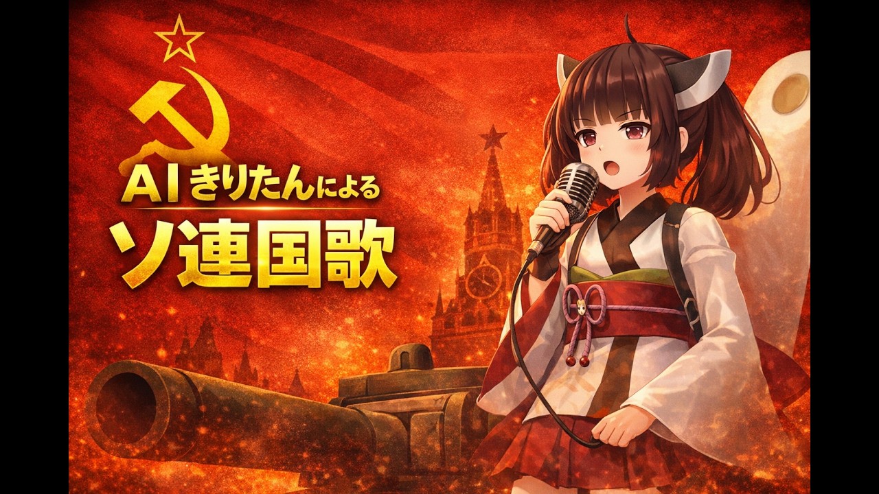 AIきりたんによるソ連国歌 гимн СССР 1977（ソビエト国歌 日本語吹替版）