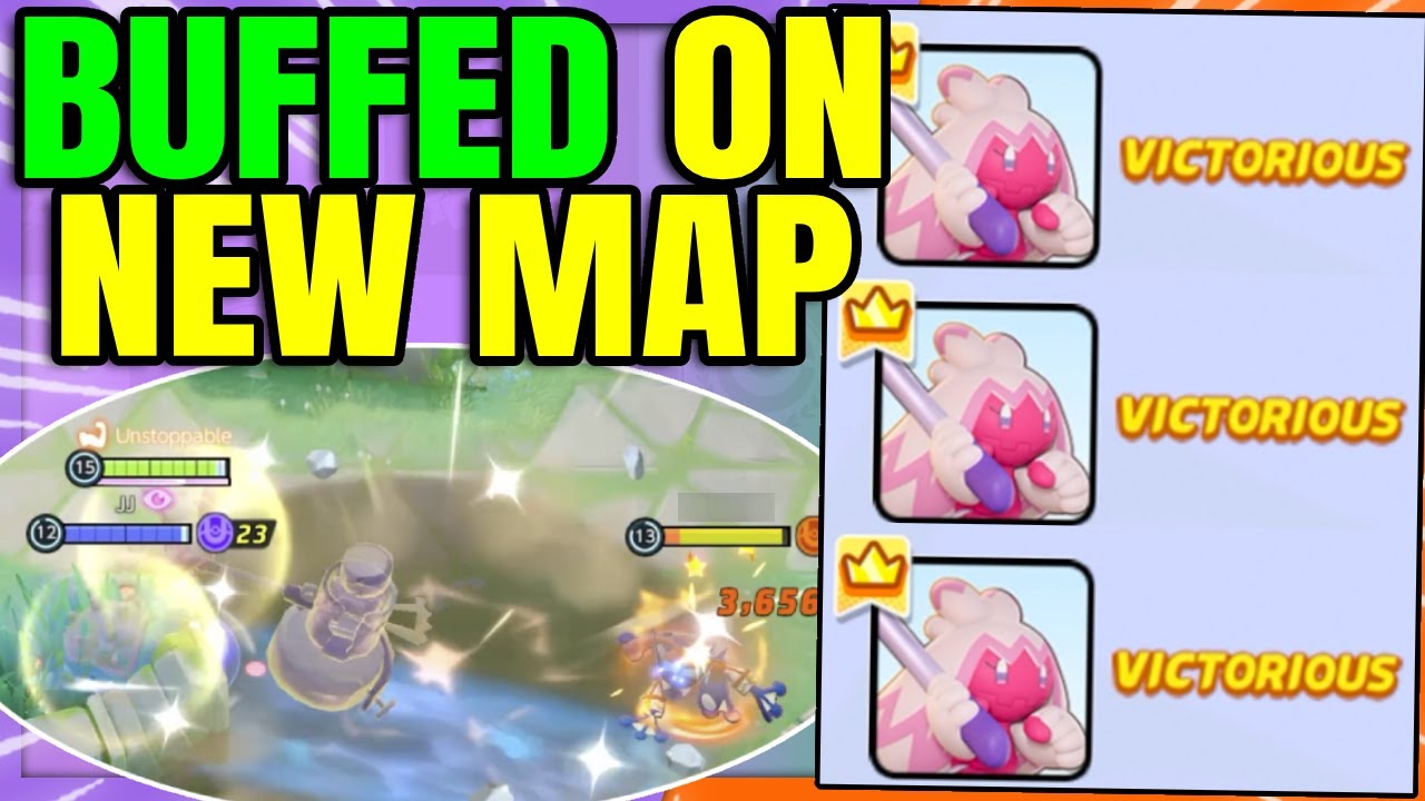 More Tall Grass = More Ambushes for TINKATON on the New Map | Pokemon Unite