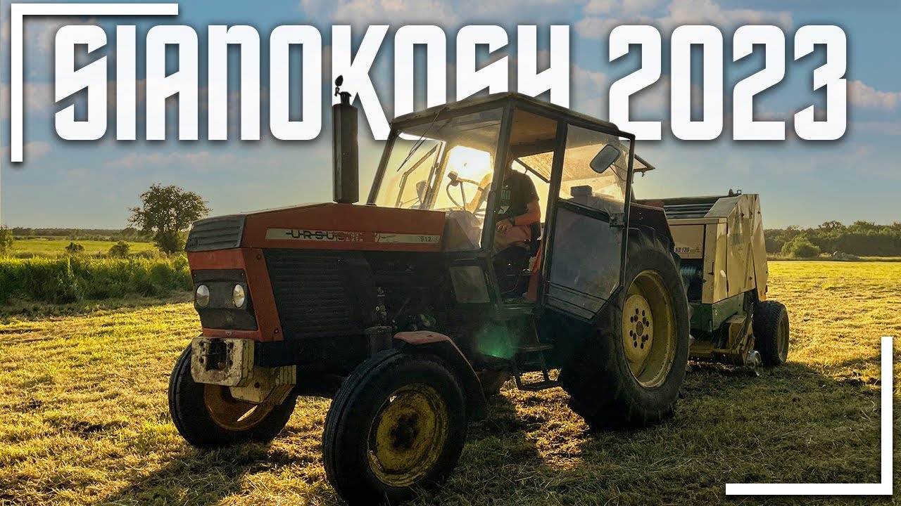 Sianokosy na wielką skalę w GR BIEŁUSZ 2023!URSUS 912&KRONE&URSUS 5314&MASSEY FERGUSON 255x2 Zetorx2