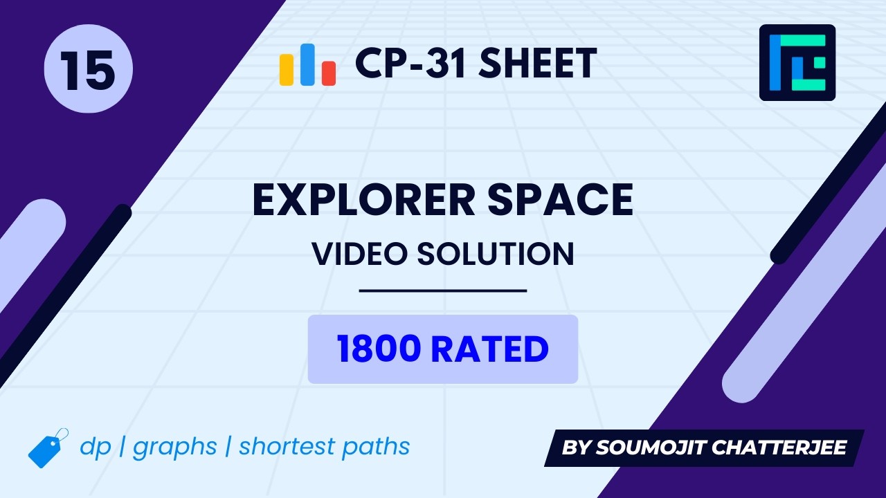 #15 Космический исследователь | Видеорешение | Рейтинг 1800 | Лист TLE CP-31 | Лучшие задачи Code...