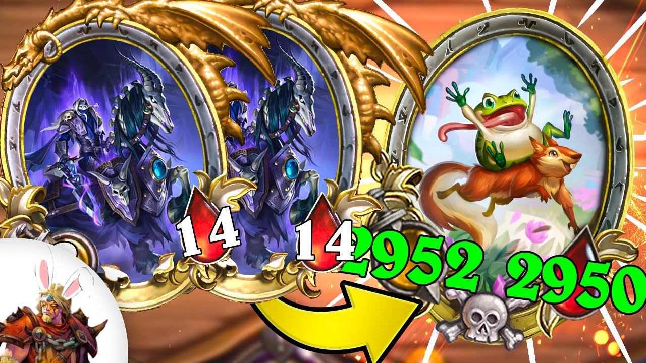 Double Golden TItus with Leapfrogger! | Hearthstone Battlegrounds