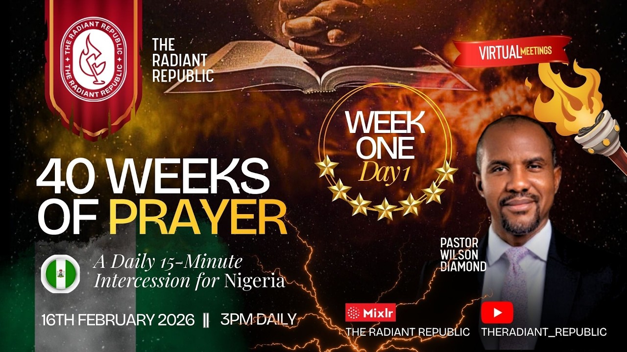 40-week prayer Week 1 Day 1Ministering: Pastor Wilson Diamond