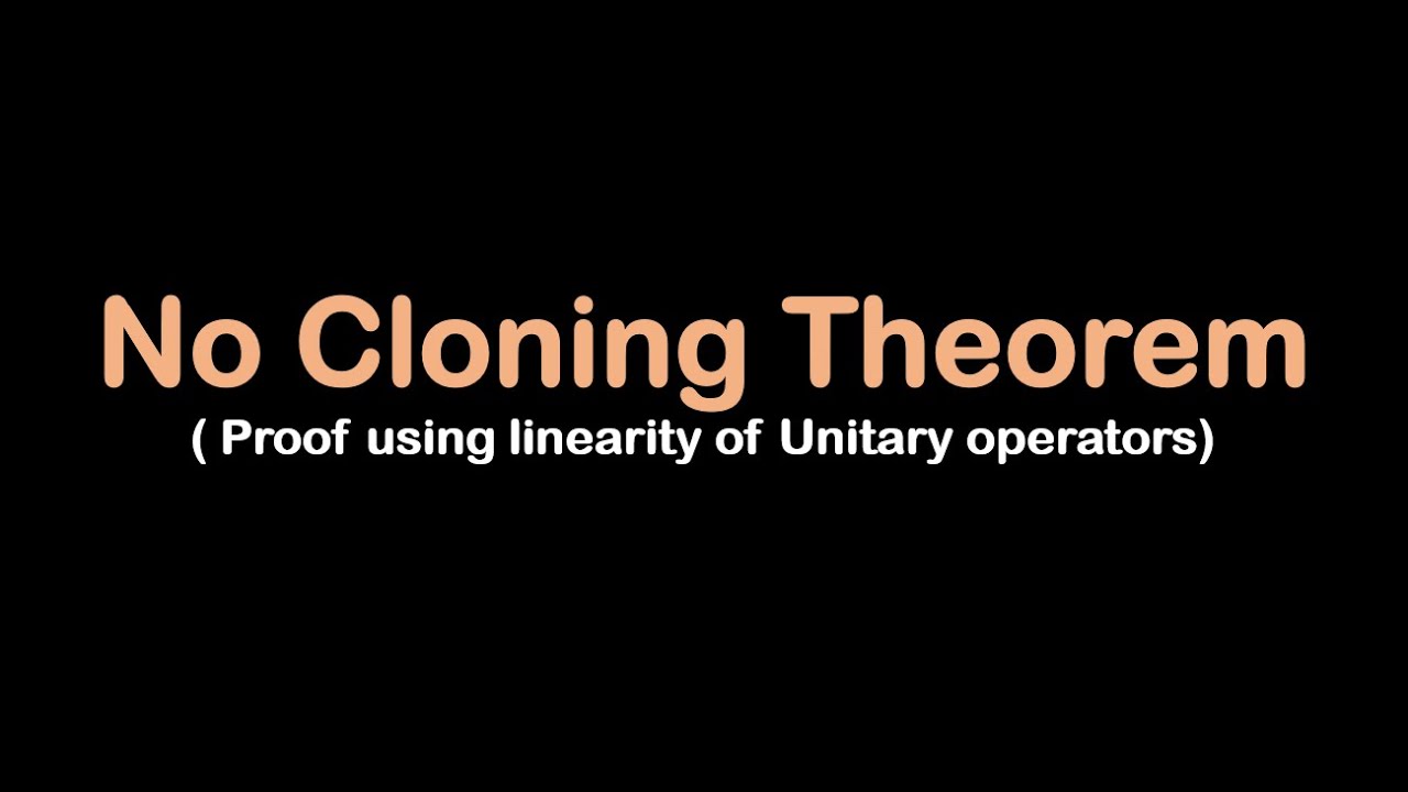 No cloning theorem