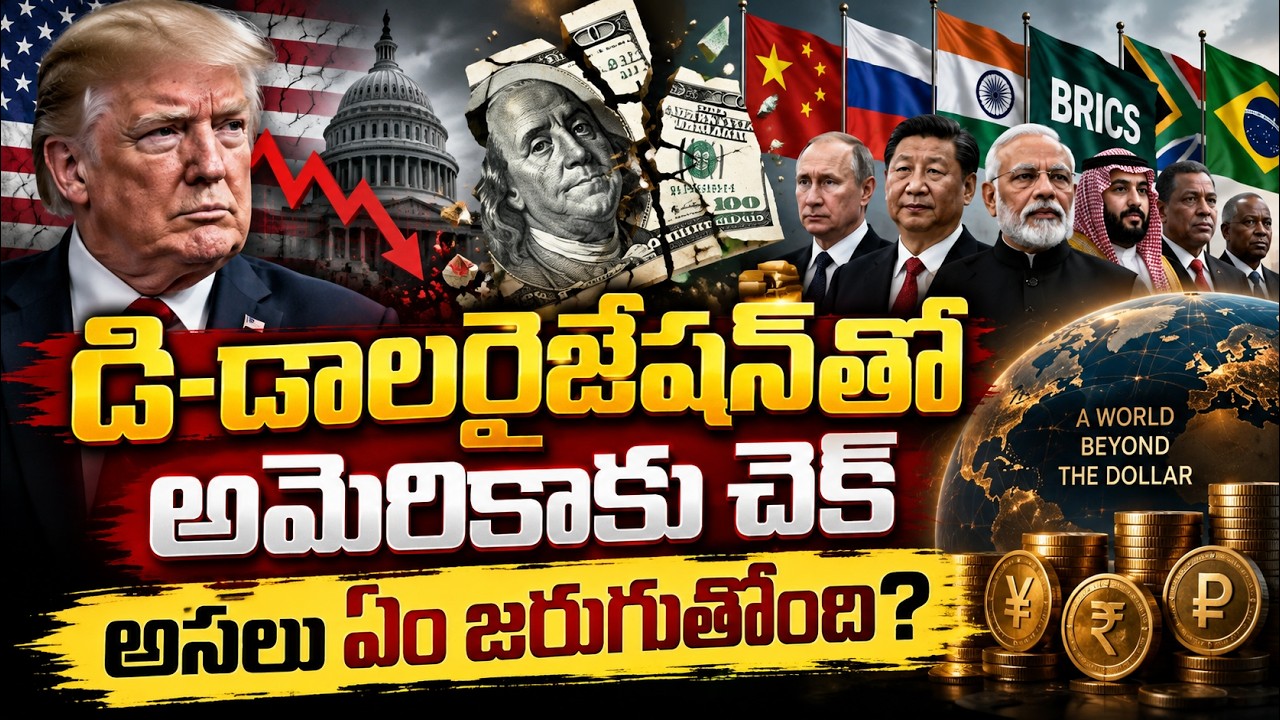 డి-డాలరైజేషన్&zwnj;తో అమెరికాకు చెక్| De-Dollarization: A New Threat to Dollar Dominance?| SumanTV Advice