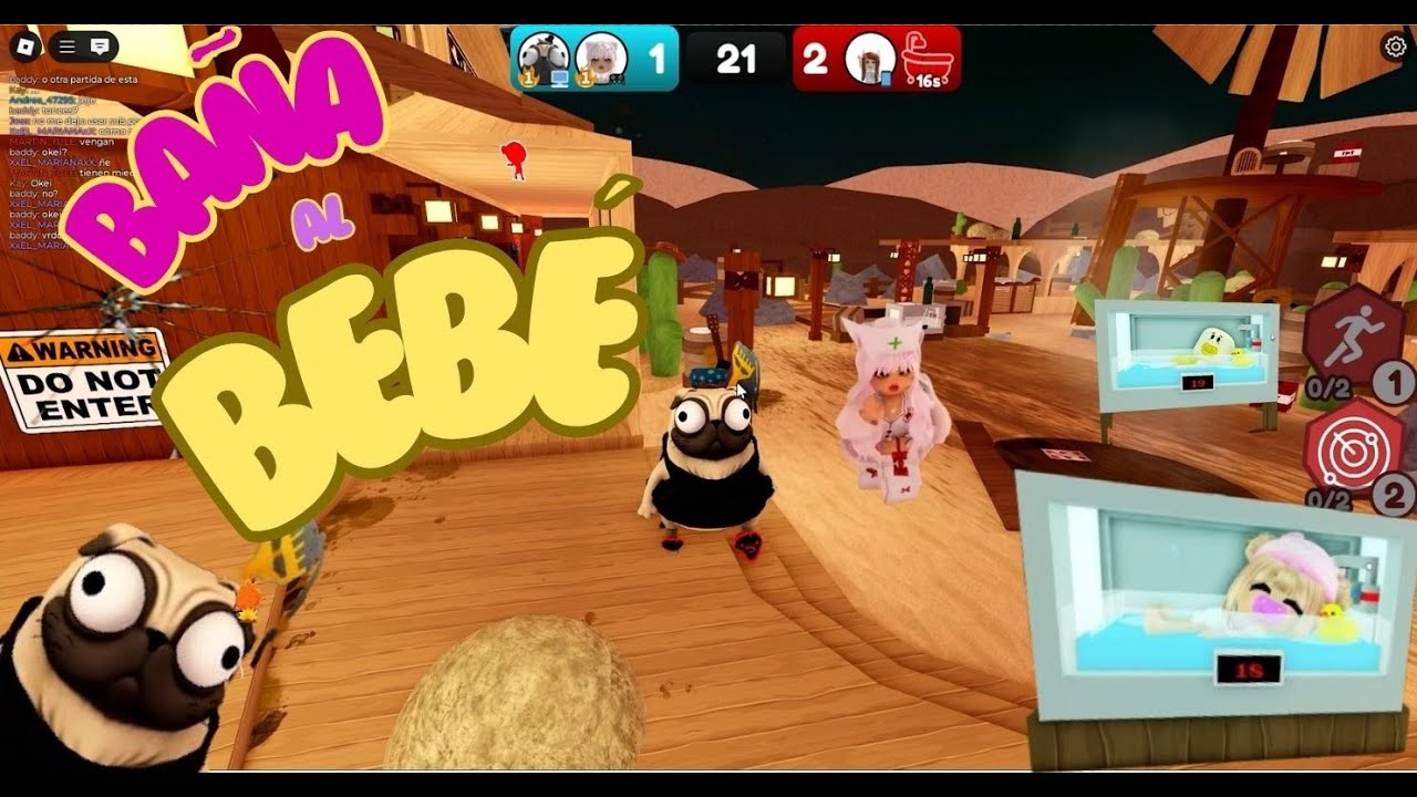 🫧🧼🛁 Baña al BB - Roblox - Arito Mausi 🐭 #roblox #aritogamer #aritomausi #puglove #pug #pugdog   🫧🧼🛁