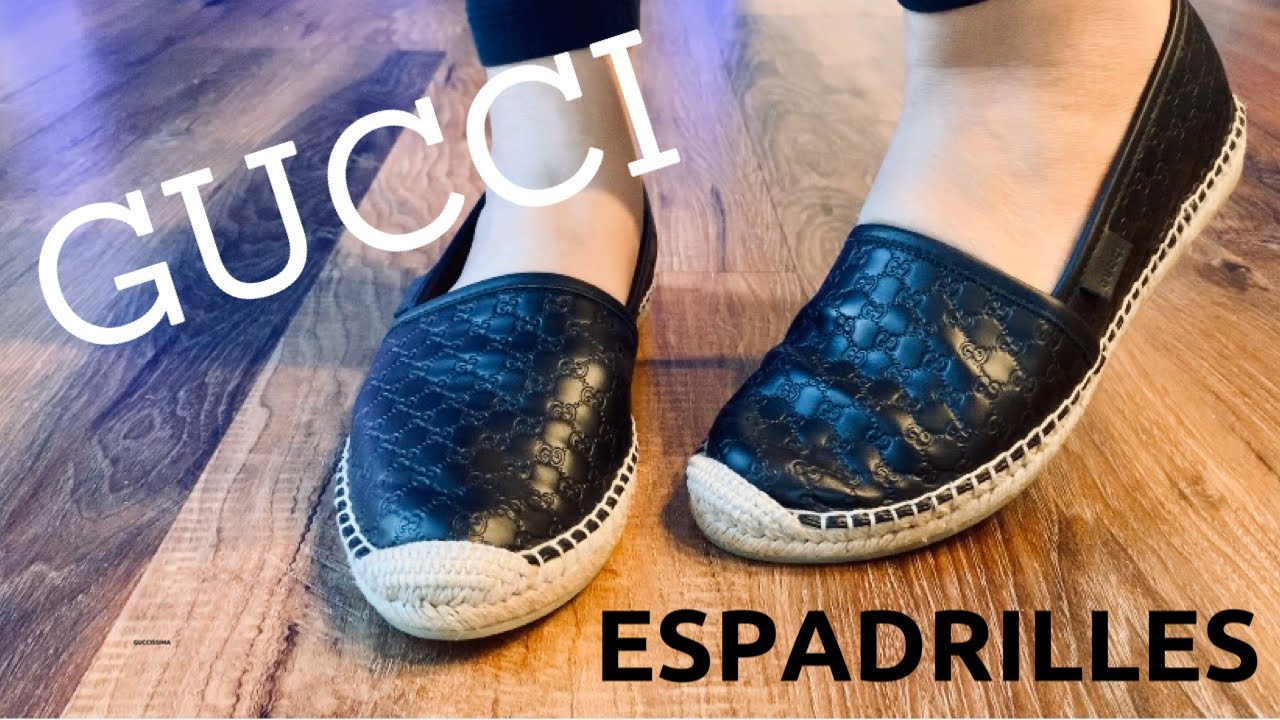 Gucci Espadrilles Reveal | Yay or Nay? | Micro Guccissima Leather #Gucci #guccishoes #espadrilles