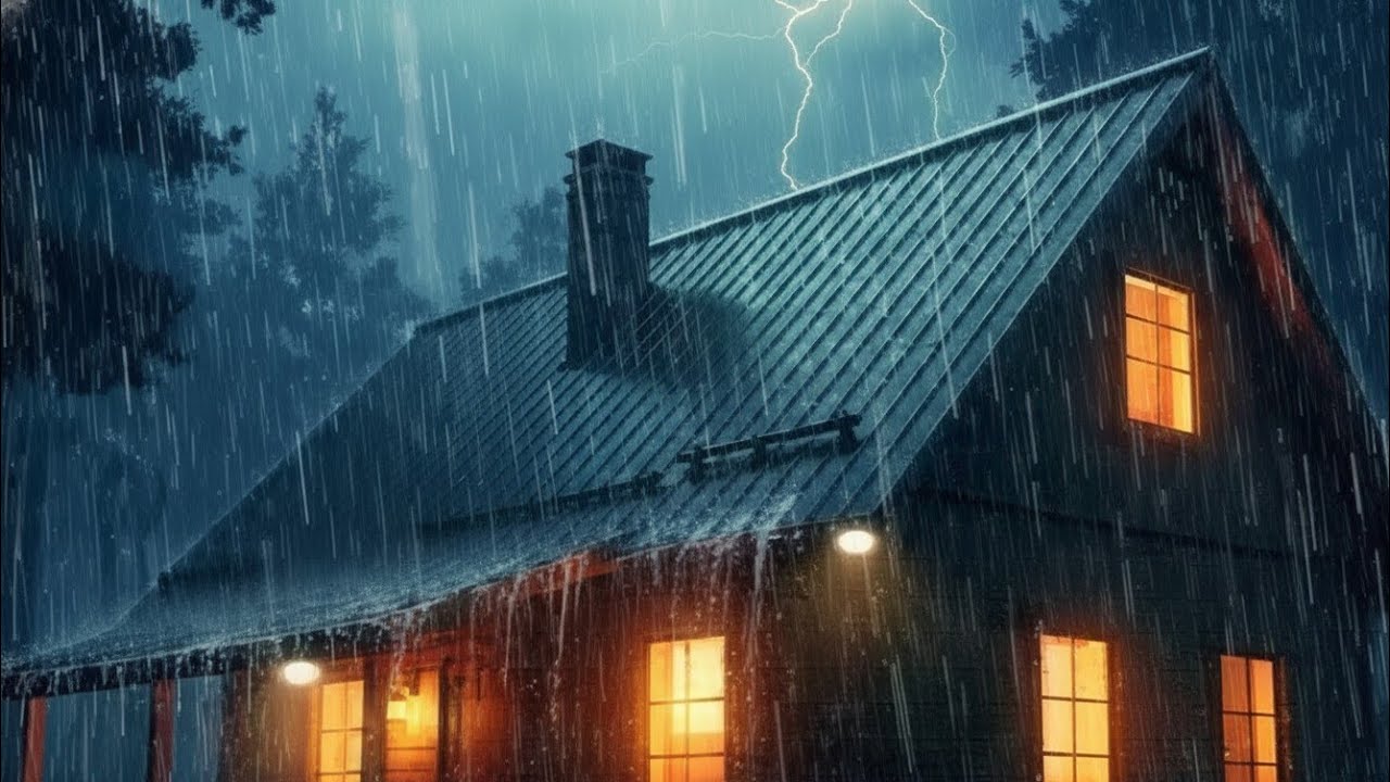Cozy Sound of Rain │ Relax │ White Noise │ Insomnia │ Steady Rain Ambience for Peaceful Nights