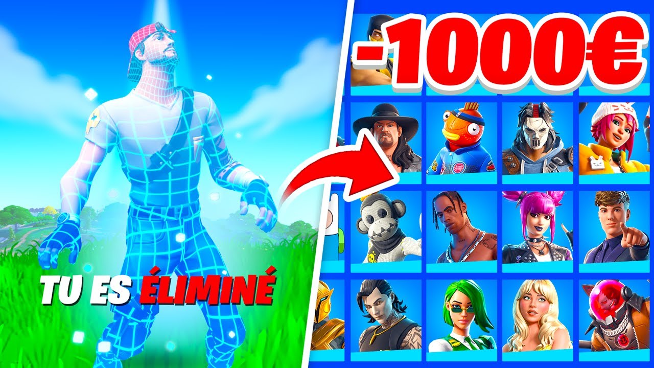 Si je MEURS j'achète toute la BOUTIQUE sur FORTNITE