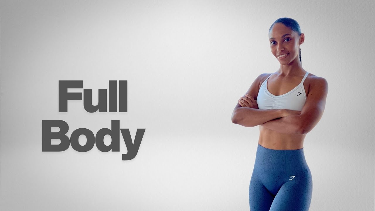 20 minute Full Body KNEE-FRIENDLY Dumbbell Routine for Building Muscle & Strength 🔥