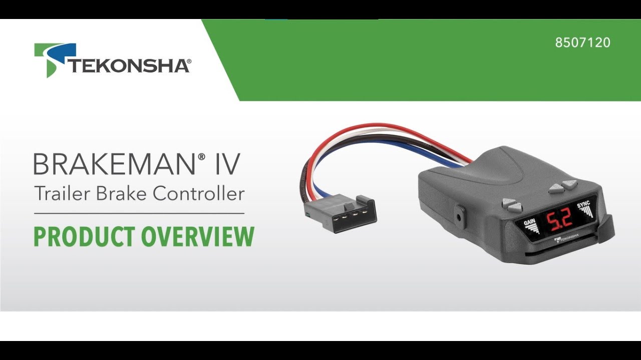 Tekonsha® Brakeman® IV Trailer Brake Controller | 8507120 | Product Overview
