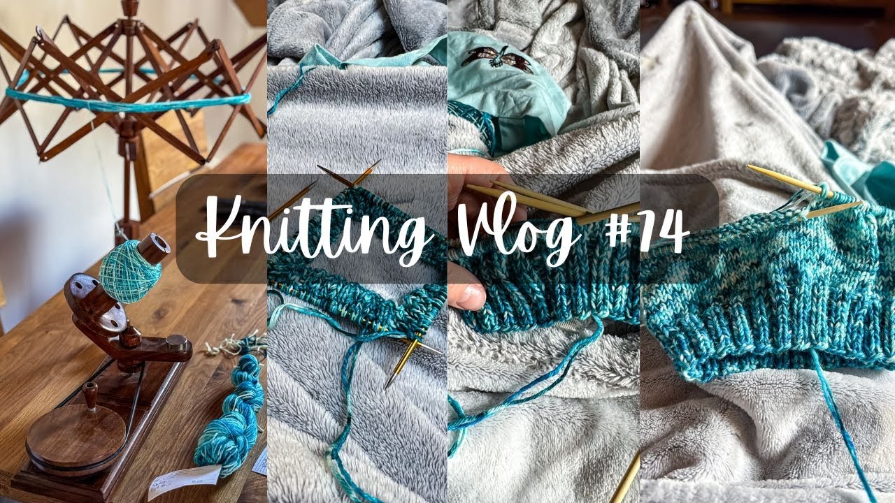 Knitting Vlog #74 I Wohlfühlsachen, neues Strickprojekt, Temperaturdecke, Journaling, Sophie Shawl