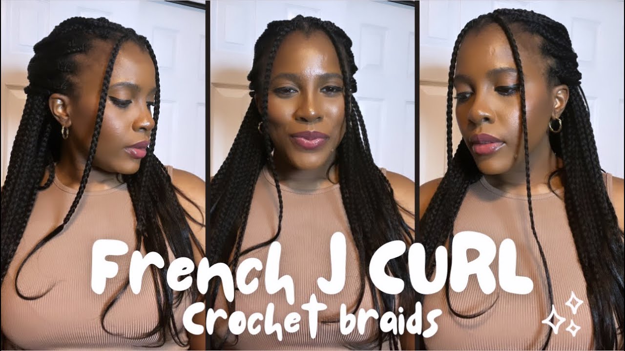 $20 Illusion Crochet Braids Install ft Royal Zury Crochet French J-Curl Braid 18
