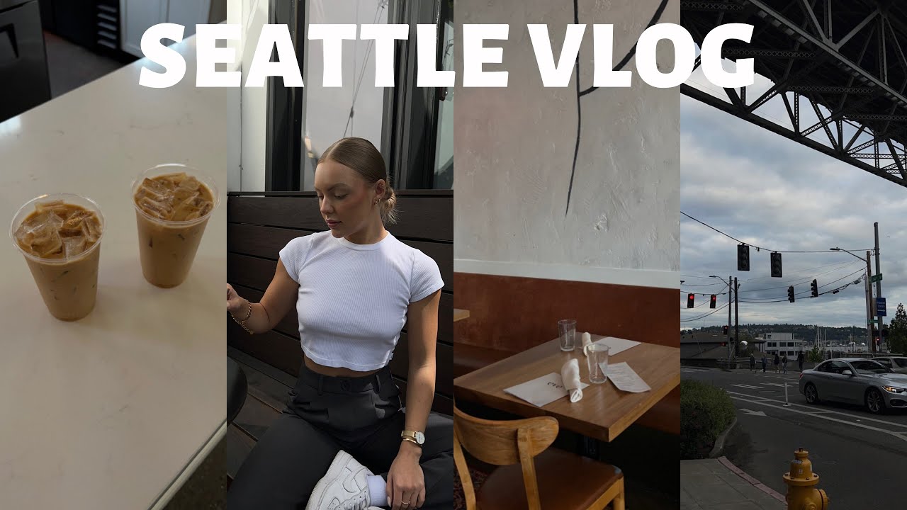 SEATTLE VLOG: visiting Lauren, loft apartment tour, rhode skincare first impressions & more!