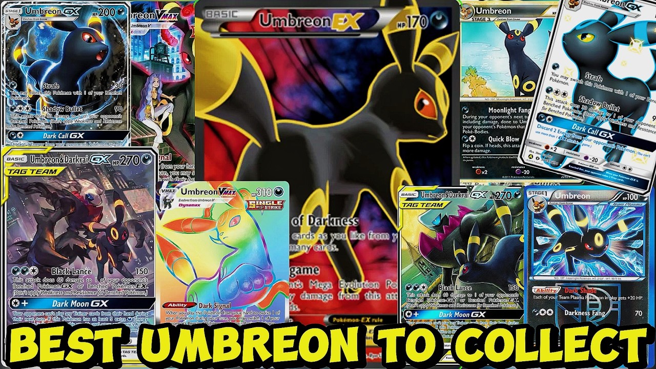 10 лучших карточек с покемонами Umbreon для коллекционирования в 2025 году