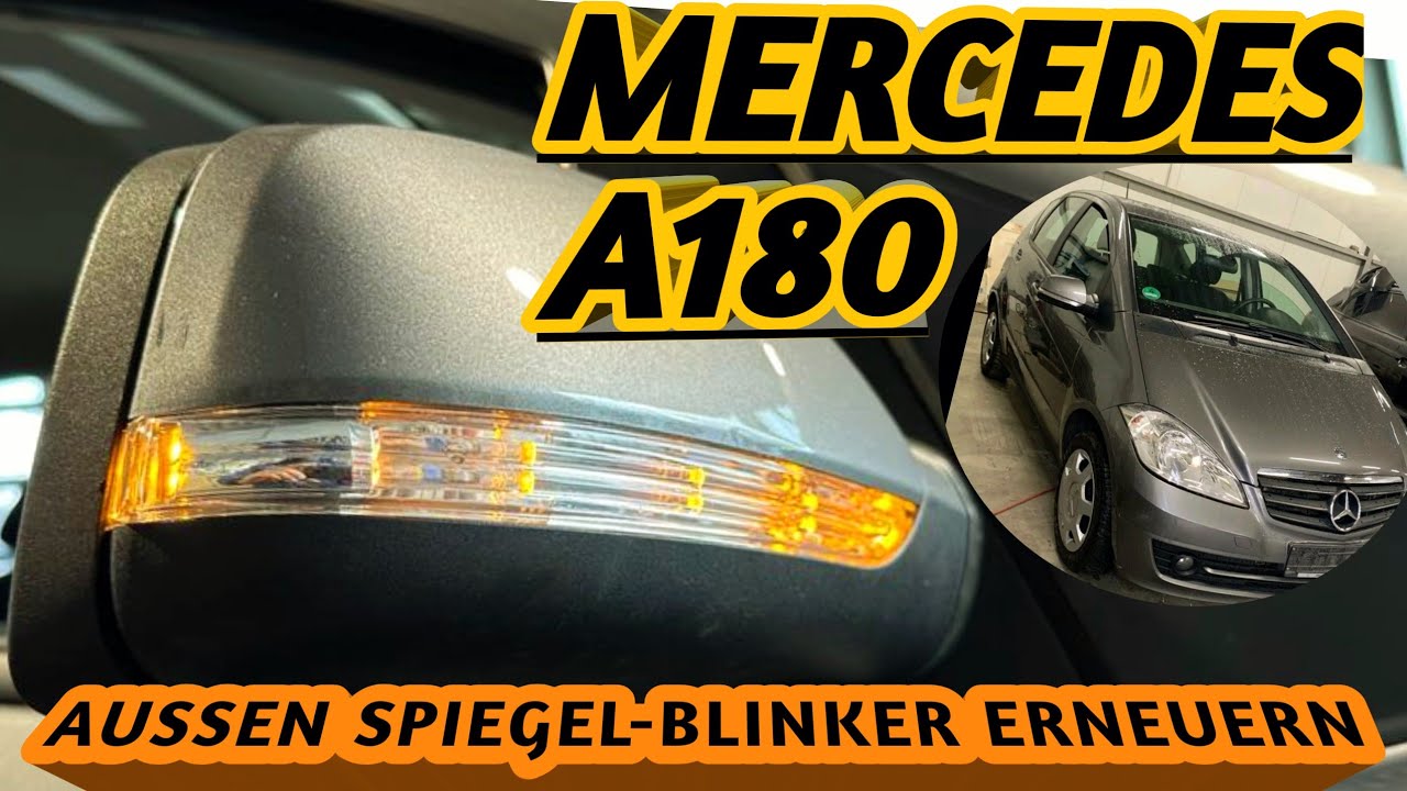 Mercedes A180 Außenspiegel Blinker Erneuern | Spielgel Blinker Reparatur | Wie Mercedes a180 Blinker