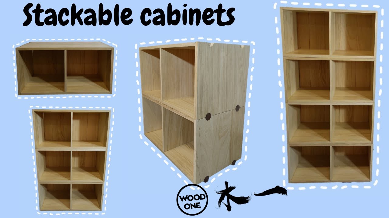 Making Stackable Cabinet | WoodOne 木一