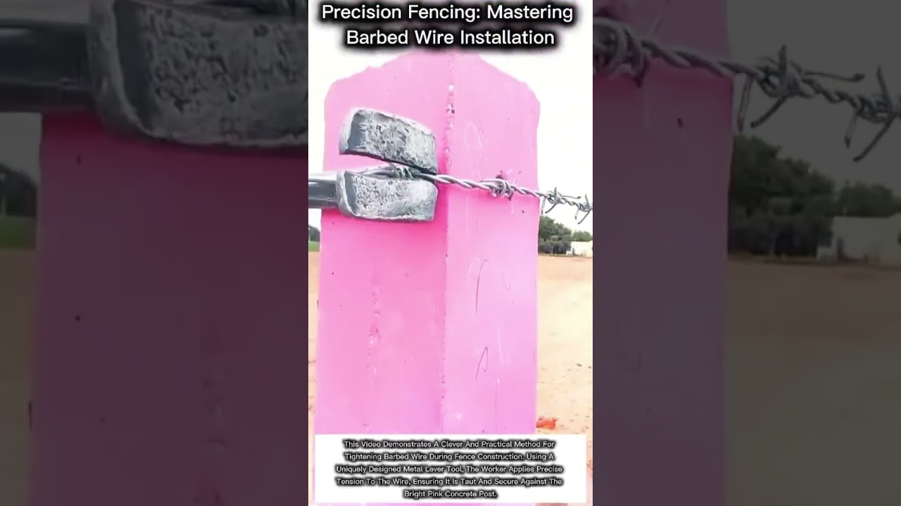Precision Fencing: Mastering Barbed Wire Installation