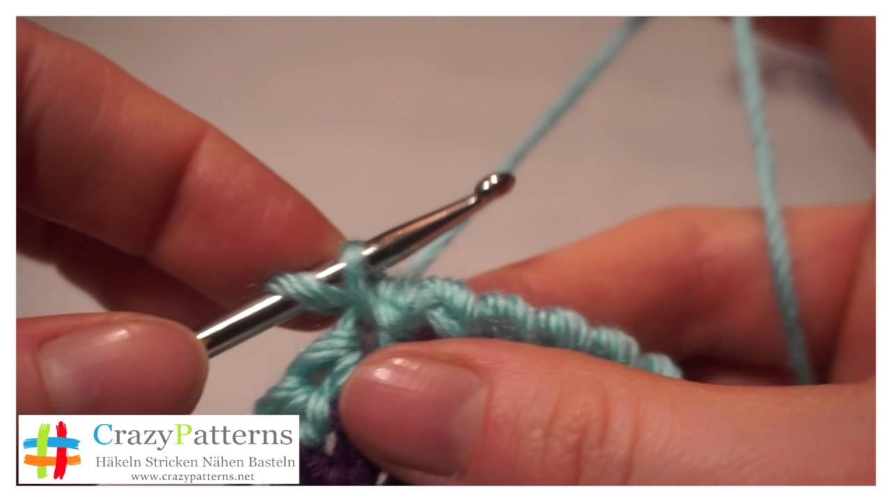 LINKSH&Auml;NDER H&auml;kelanleitung: Krebsmasche ✄ CrazyPatterns
