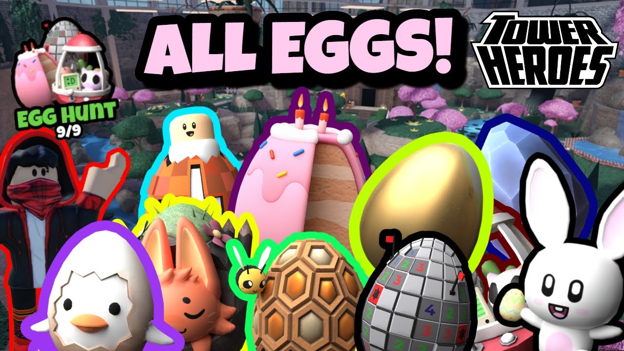 HOW TO GET ALL 9 EGGS IN THE NEW TOWER HEROES EASTER EVENT! 🪺
