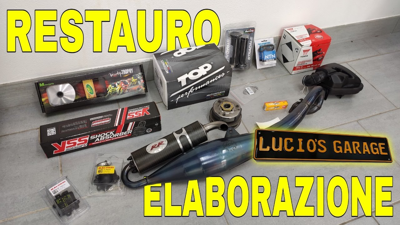 Restauro ed Elaborazione Aprilia SR