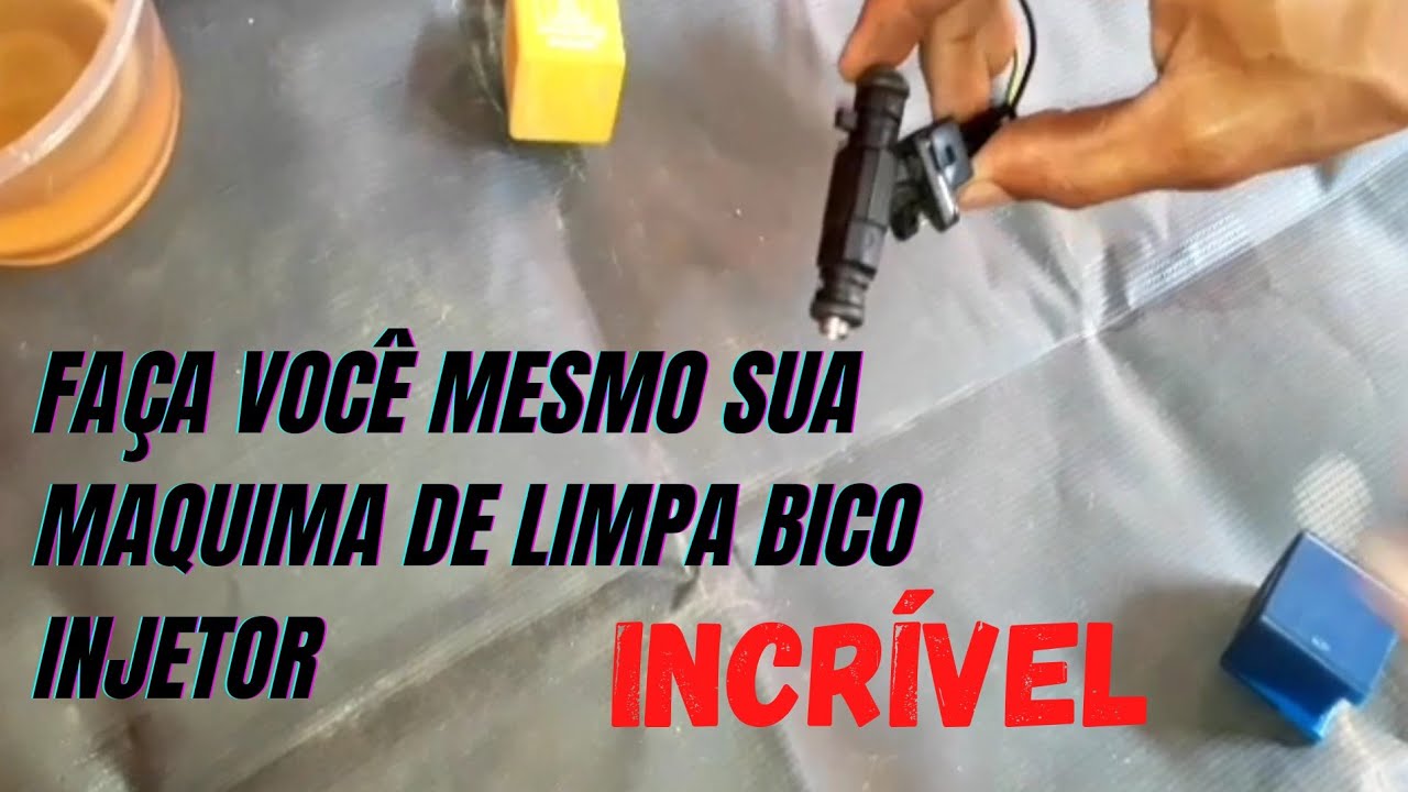 COMO FAZER LIMPADOR DE BICO INJETOR CASEIRO | MAQUINA DE LIMPA BICO INJETOR COM RELER PISCA