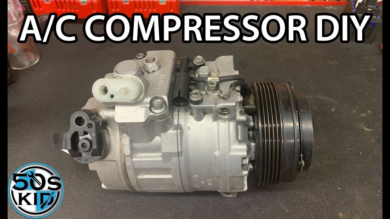 BMW E46 A/C Compressor Replacement DIY