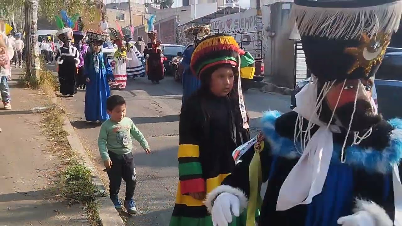 San Andrés ahuayucan recibiendo a la virgen 