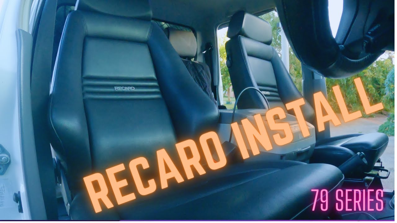 RECARO SEAT INSTALL IN THE BIG PUUMBA 79 LANDCRUISER!