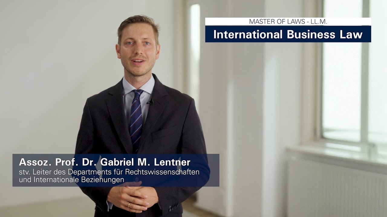 International Business Law studieren - Einblicke in das Studienprogramm