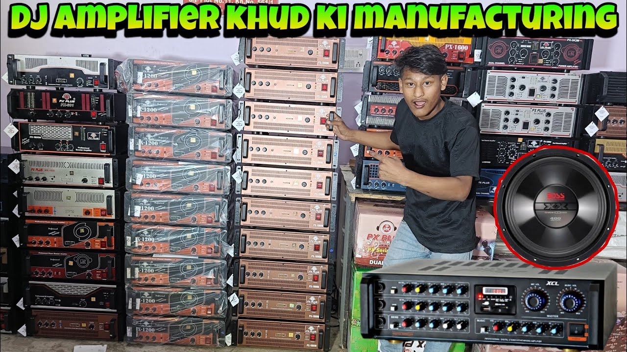 DJ🔥Amplifier🔥Khud ki🔥Manufacturing🔥in Delhi🔥Amplifier🔥Factory ✅ DJ Speaker 🔊 Available 