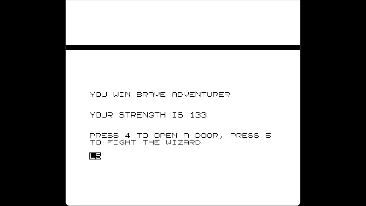 Exploring a 1980 D&D style adventure on the ZX80!