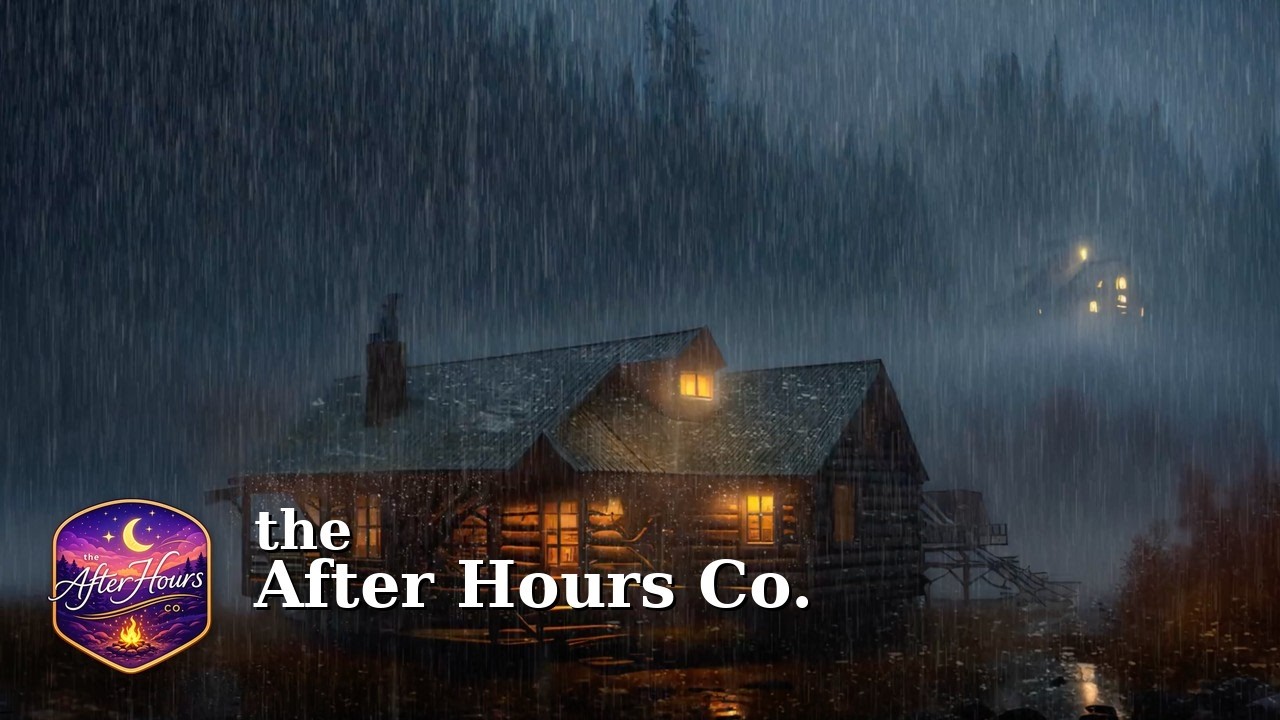 Rainy Cabin at Night 🌧️🔥 | Cozy Storm Ambience