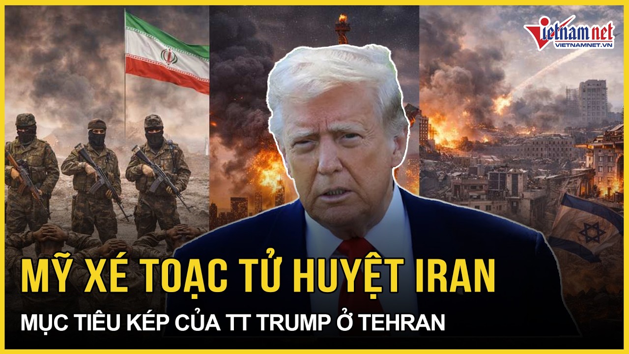 Mỹ pháo kích “như vũ bão” xé toạc tử huyệt Iran, “thót tim” mục tiêu kép của TT Trump ở Tehran