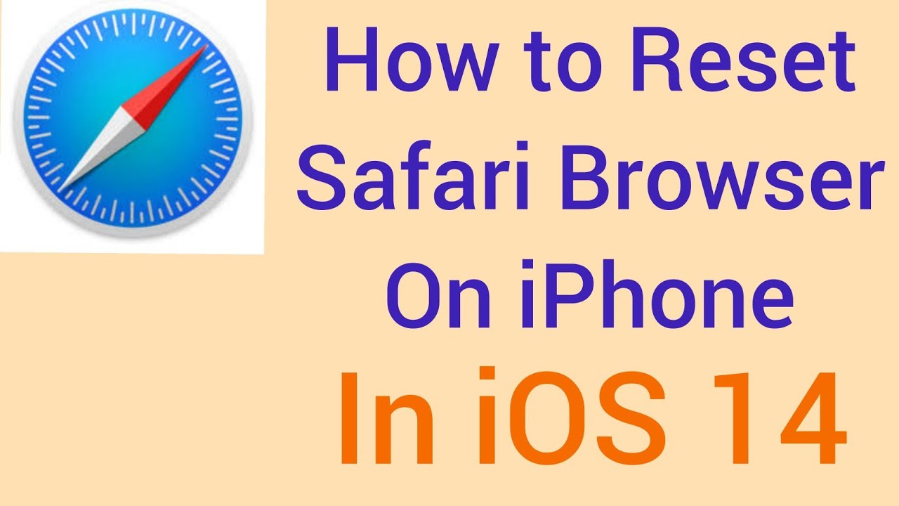 How to fix Reset Safari Browser on iphone and ipad in ios 14