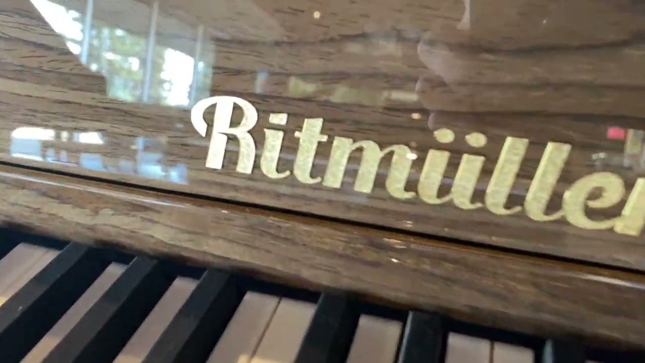 NEW ARRIVAL Ritmüller piano model RSH121T 48'' polished walnut - Piano Centre Edmonton