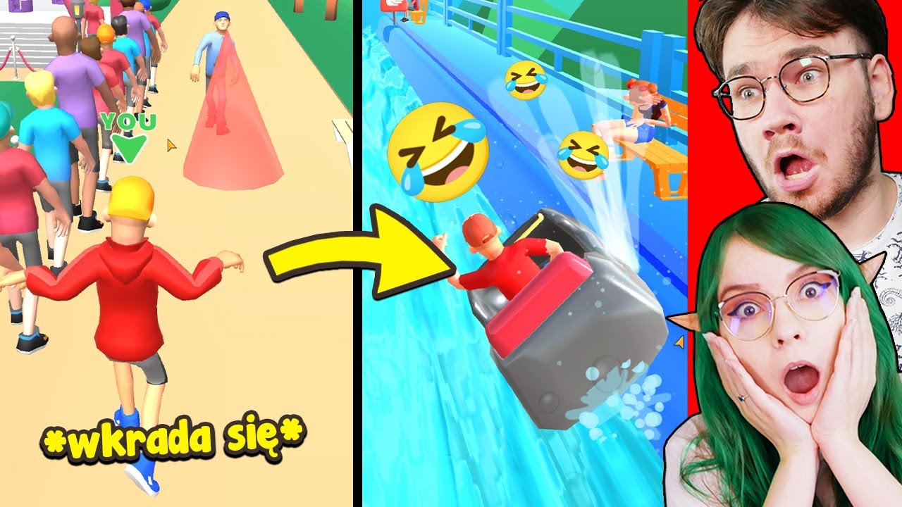 Wkradliśmy się do WESOŁEGO MIASTECZKA! 🎡 - Theme Park Fun 3D | CZOKO I NALI