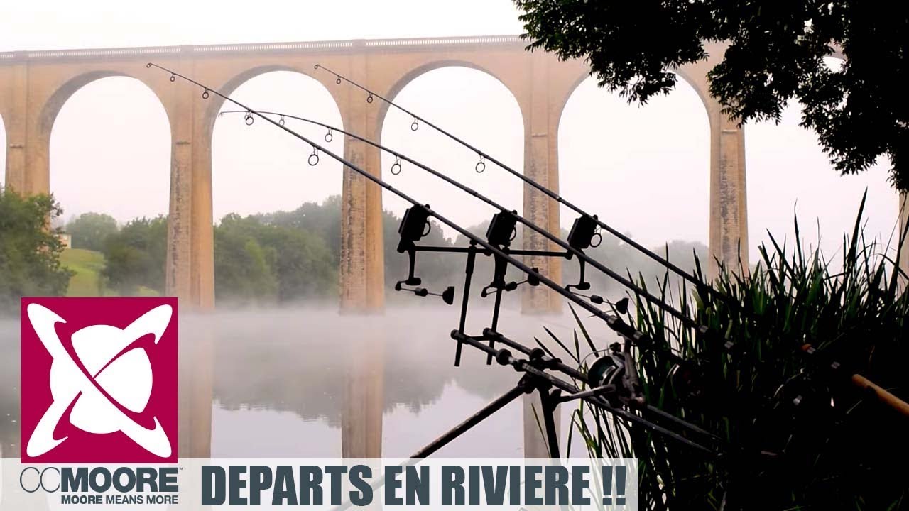 CCMoore France: Départ en direct en rivière, pêche à la carpe