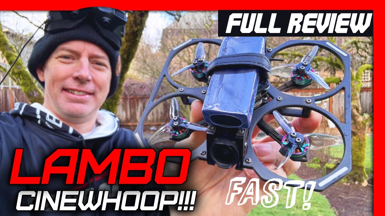 LAMBO Cinewhoop! - YMZFPV Starship X1 4S Cinewhoop - Обзор и полёты