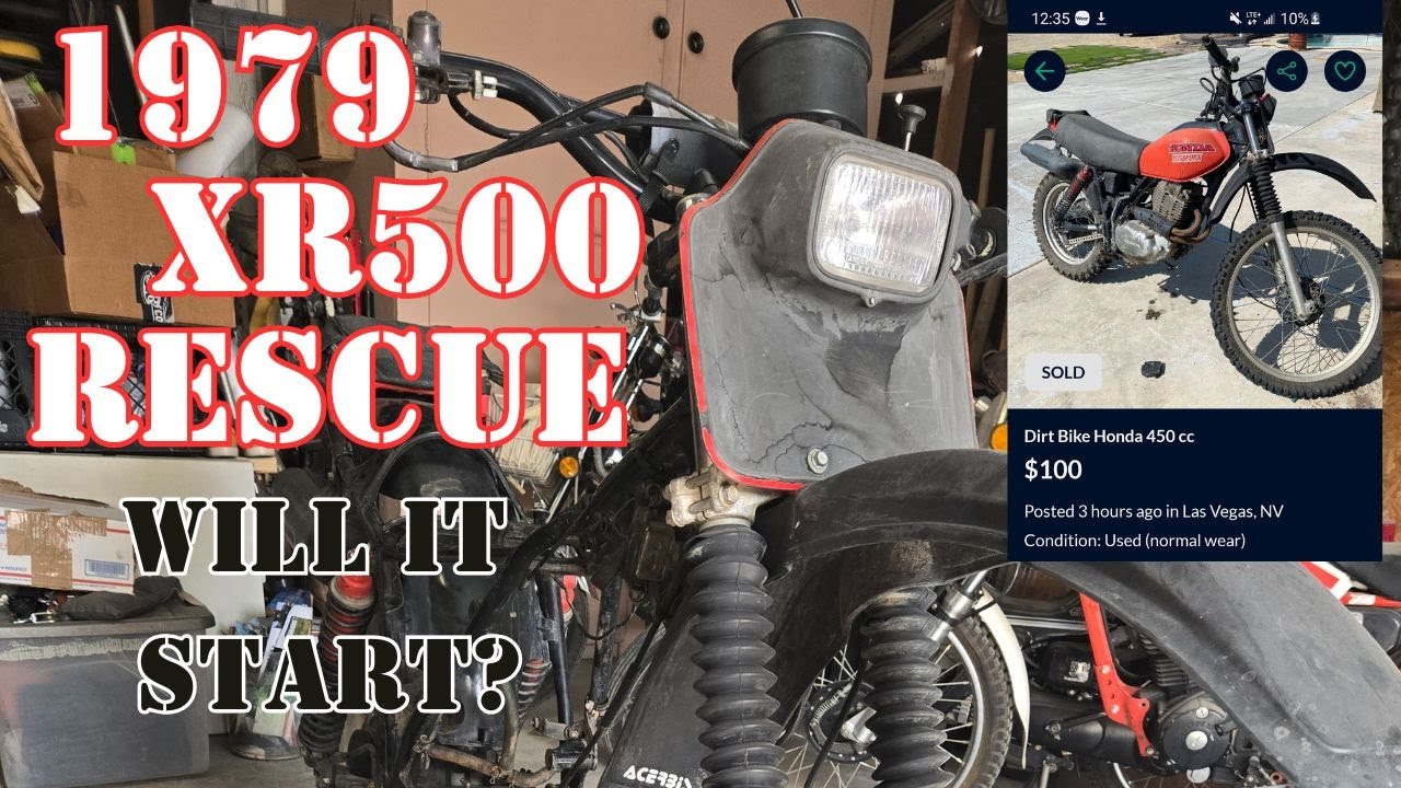 $100, 1979 Honda XR500 has major engine damage & put away for 10 years. I rebuild it, will it start?