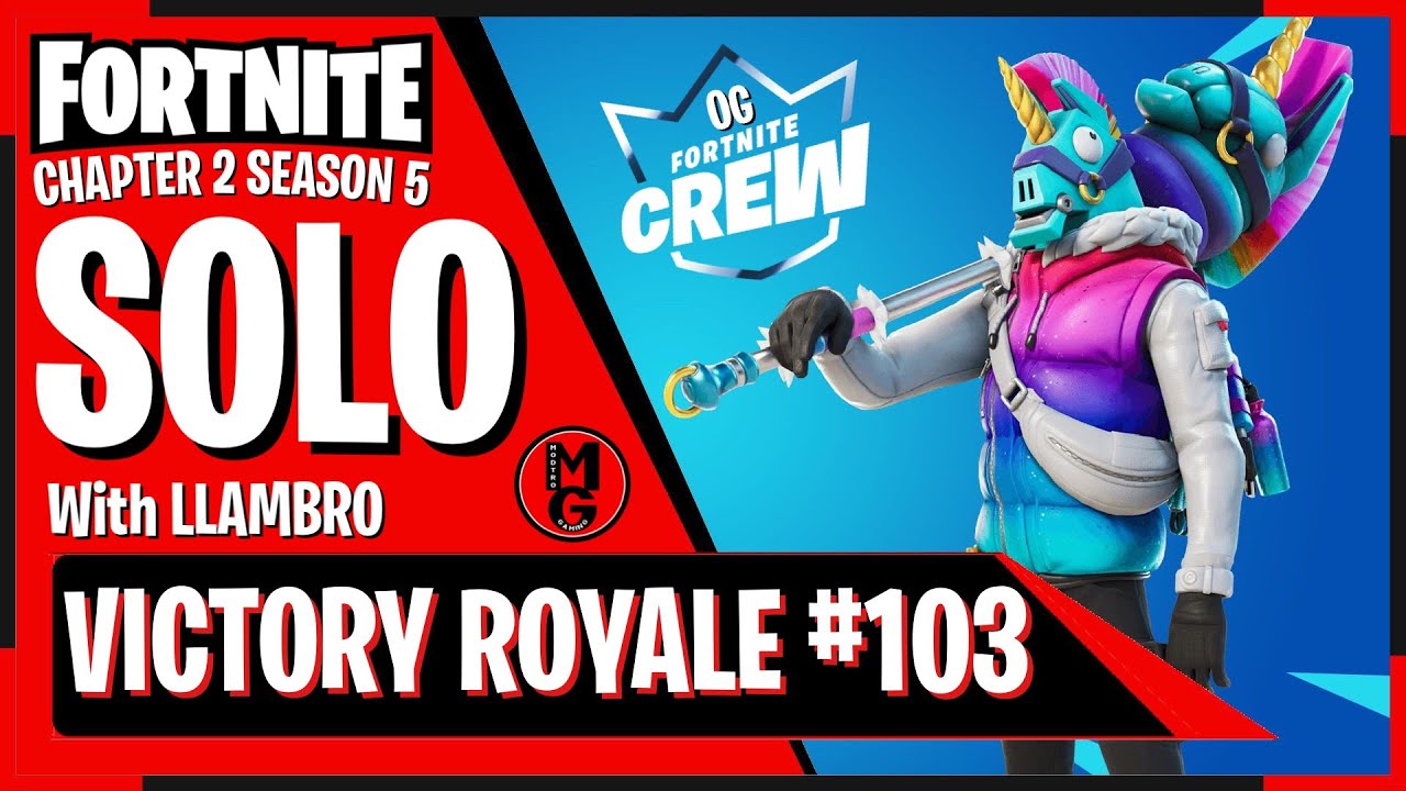 Solo Win #103 with #Llambro #Fortnite #VictoryRoyale #Chapter2Season5 #CrewMemberSkin